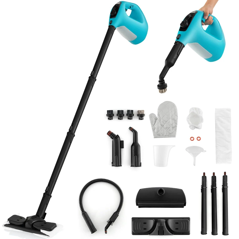 GiantexUK Portable Handheld Steam Cleaner, Steam Cleaning Device (Blue)