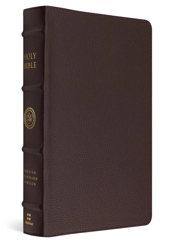 ESV Heirloom Bible, Scriptura Sacra: Personal Size Reference Edition (Calfskin, Mahogany)