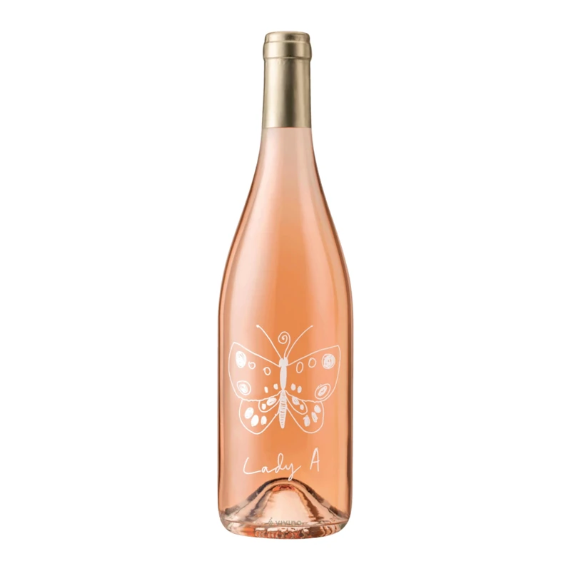 Lady A by Marrenon Provence Rosé Wine (Case of 6) 75cl, Grenache Syrah Caladoc Blend, Vegan Friendly