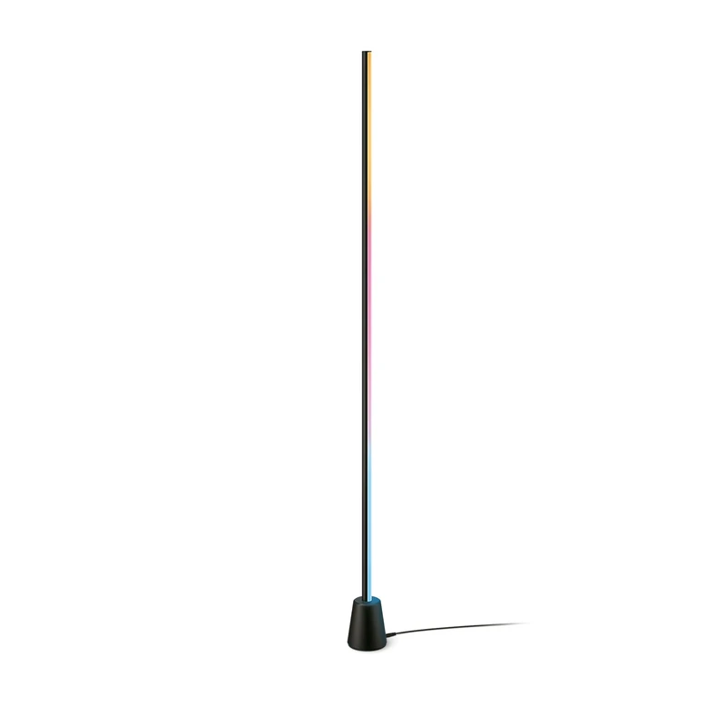 Philips Smart Lighting Gradient Floor Lamp, RGB LED Lights, Multicolor Effects, Sync with TV and Music, Immersive Light, Easy Install, Connected by WiZ, for Alexa, Google Home, Apple Home