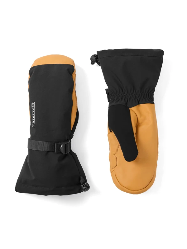 SEALSKINZ | Whinburgh | Waterproof Thermal Ski Five-Finger Mitten | Black XL