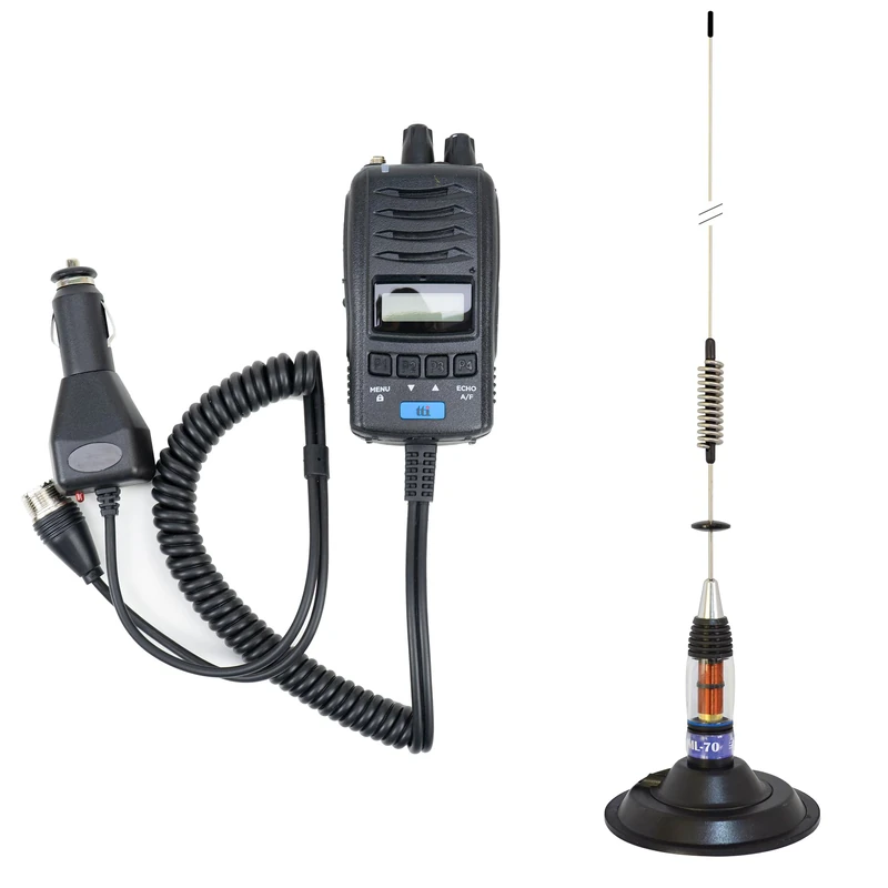 CB radio station package TTi TCB-H100 12V/24V, Roger Beep and CB antenna PNI ML70 with magnet included