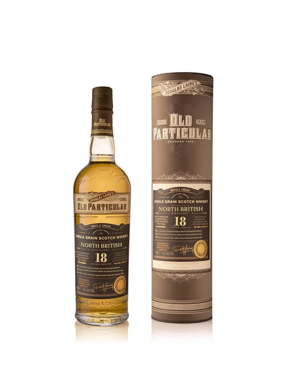 Old Particular North British 18 Year Old Single Cask Single Grain Scotch Whisky, 48.4% Vol, 70cl – Refill Hogshead, Natural Colour & Non-Chill-Filtered, 349 Bottles (DL16989)