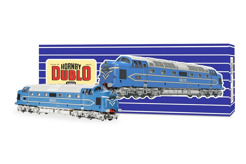 Hornby R30420 Dublo DP1 Deltic NRM Diesel Locomotive, OO Gauge Model Railway, DCC-Ready, Die-Cast, 14 Years+ - Image 1