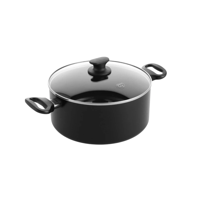 GreenChef Prime Faitout 24 cm, 4,9 L, avec couvercle, Revêtement antiadhésif en céramique sans PFAS, Compatible Tous feux Dont Induction, Passe au Four jusqu'à 160 °C, Compatible Lave-vaisselle
