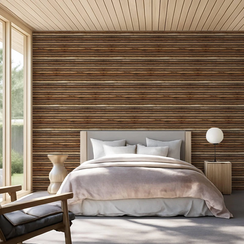 Decorative Wall Panels 3D | Interior Wall Covering | Washable | EPS Foam Panels with Imitation Wood Relief for Living Room, Kitchen and Bedroom (Pack of 10 Panels (Surface of 5 m²)