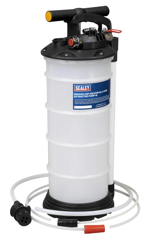 Sealey Manual/Air Vacuum Oil & Fluid Extractor Pump 4L - TP6900