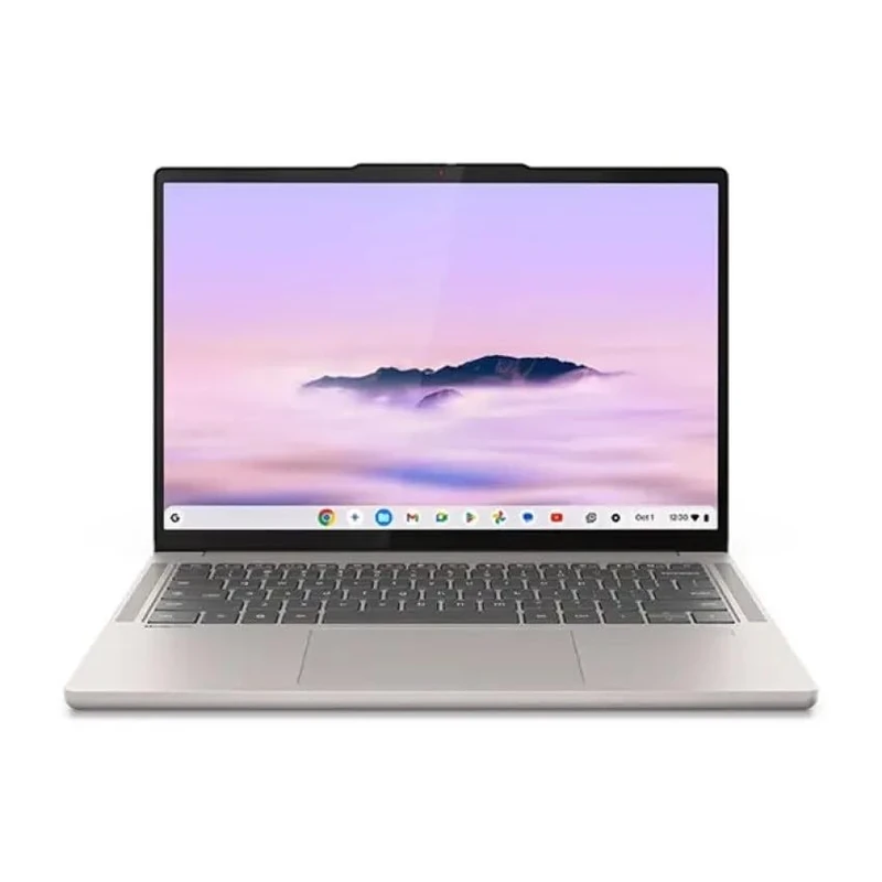Lenovo Chrome 14M9610 14" WUXGA OLED Chromebook, MediaTek Kompanio Ultra 910, 12GB RAM, 128GB Storage, Chrome OS, Wi-Fi, Backlit Keyboard, Brown (83MY002HUK)