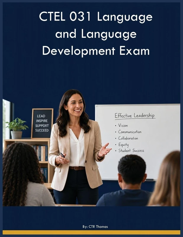 CTEL 031 Language and Language Development Exam - Image 1