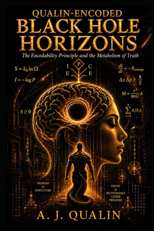 Qualin-Encoded Black Hole Horizons: The Encodability Principle and the Metabolism of Truth (The Qualin Revolution) - Image 1