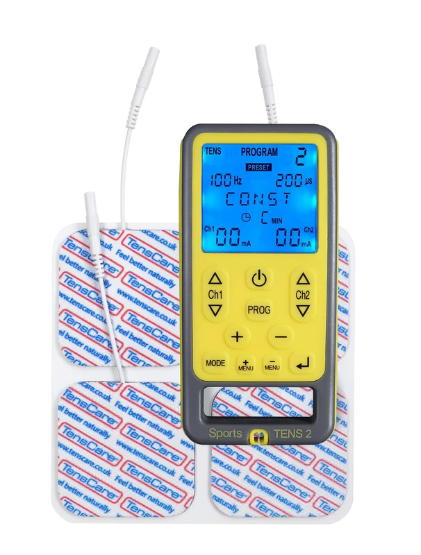 TensCare Sports TENS – TENS & EMS Device with 55 Programs – Muscle Recovery, Training & Pain Relief – Ideal for Sports & Fitness