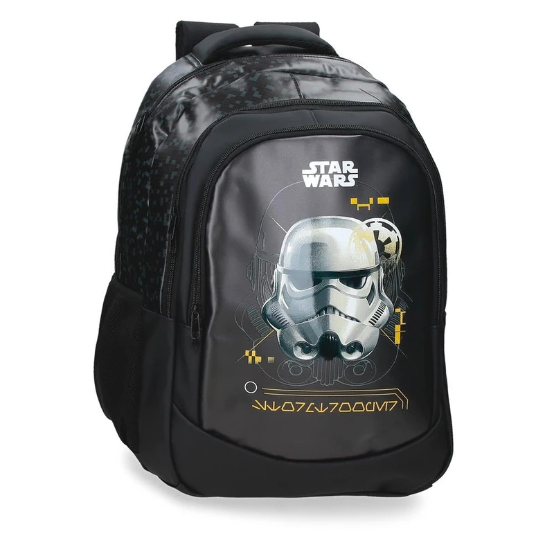 Star Wars Joumma Storm Trooper Double Compartment School Laptop 15.6 Inches Backpack Black 34x46x21 cm PVC 32,84L