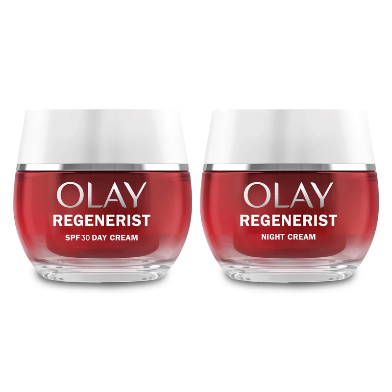 Olay Regenerist Day Face Cream SPF30 50ml and Olay Regenerist Night Cream 50ml Active Firming Duo With Niacinamide
