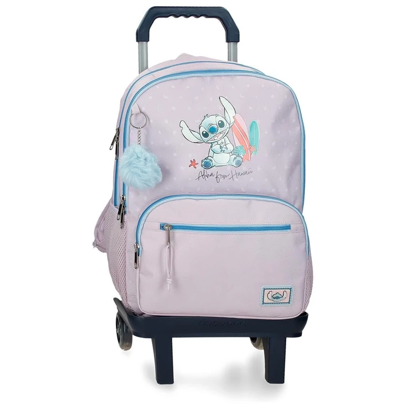Disney Joumma from Hawaii Double Compartment Backpack Pink 32x44x17 cm Polyester 23,94L
