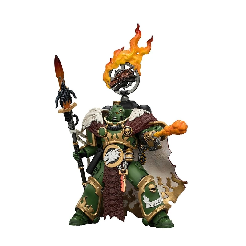 Warhammer Salamanders Volcano He'stan, the Forgefather Action Figure, 13 cm