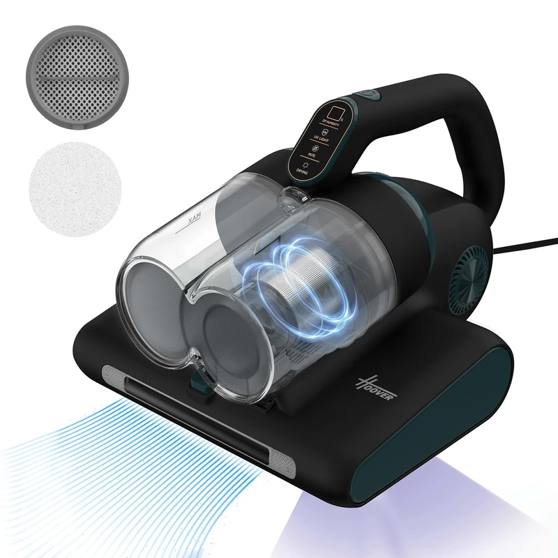 Hoover HMC5 CORE Handheld Mattress Vacuum Cleaner, 4 Automatic Functions: Beat&Roll, Vacuum, UV Light and Dry, Lightweight Cleaner Specially Designed for Dust Mite Removal, Bed, Sofa and Upholstery
