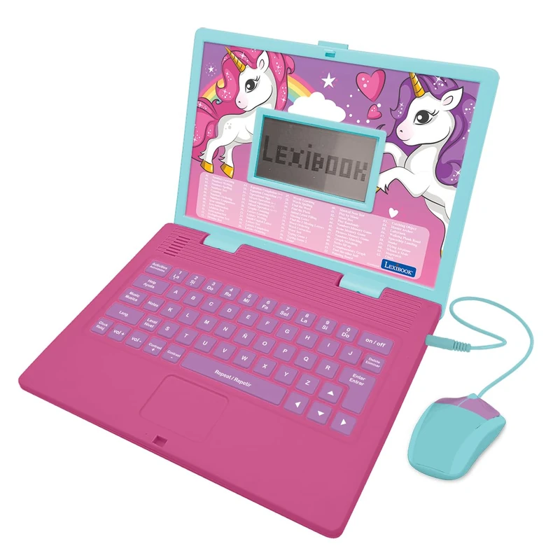 LEXIBOOK, Unicorn Educational Laptop for kids, JC598UNIi2LXB