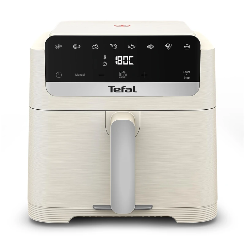 Tefal Ingenio Mega Air Fryer, Space Saving Design with Ingenio Detachable Panel for Easy Cleaning, Dishwasher Safe Drawer, 7.5L Capacity, 9 Cooking Modes, EY866AG0