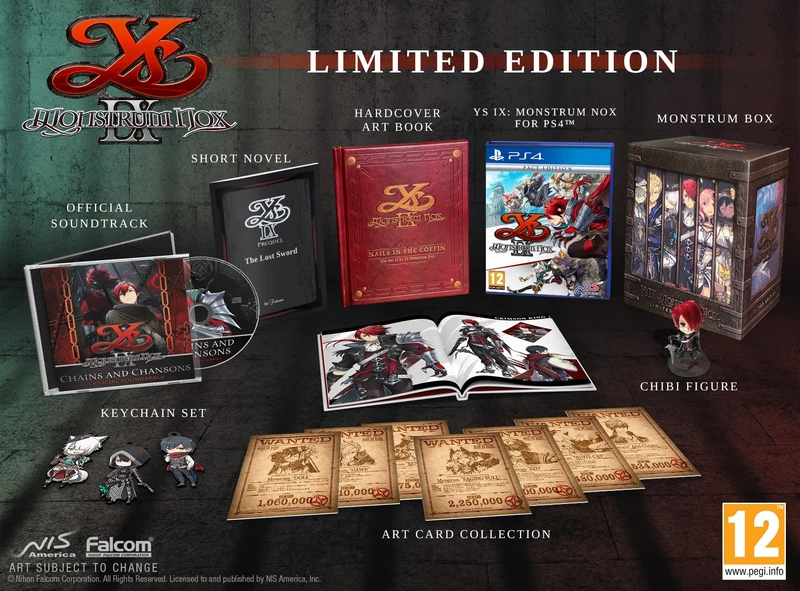 Ys IX: Monstrum Nox – Limited Edition (PS4) - Image 1