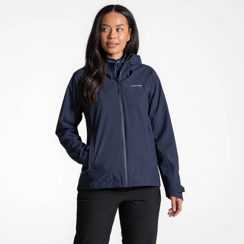 Craghoppers Womens Zohra Waterproof Shell Jacket Breathable Hiking Coat