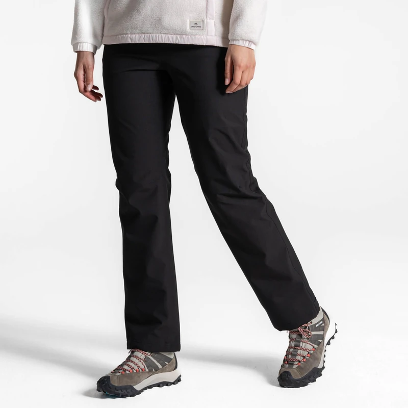 Craghoppers Womens Aysgarth Pro Waterproof Walking Trousers Thermal Wind Resistant Hiking Pants Black