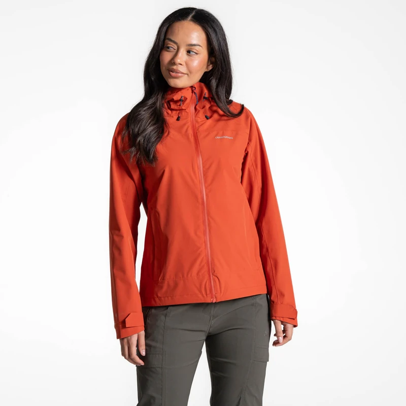 Craghoppers Womens Zohra Waterproof Shell Jacket Breathable Hiking Coat