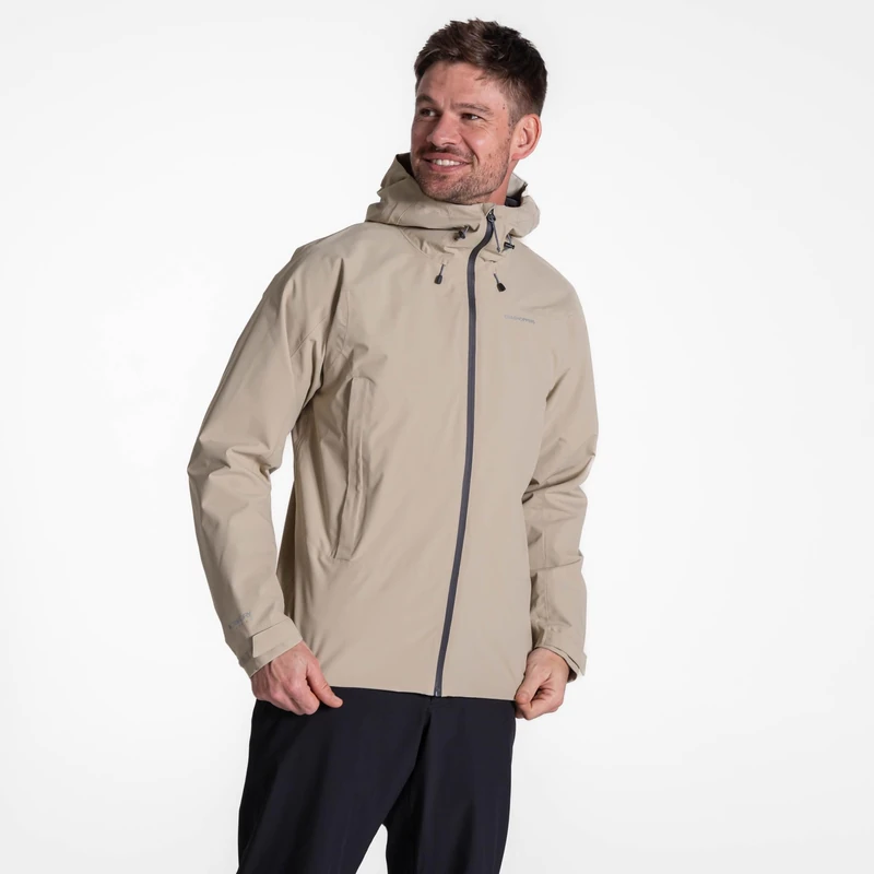 Craghoppers Mens Ponsa Waterproof Shell Jacket Breathable Hiking Walking Coat