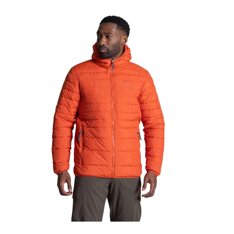 Craghoppers Mens Complite IX Hooded Jacket Packable Hiking Thermal Compressible Coat