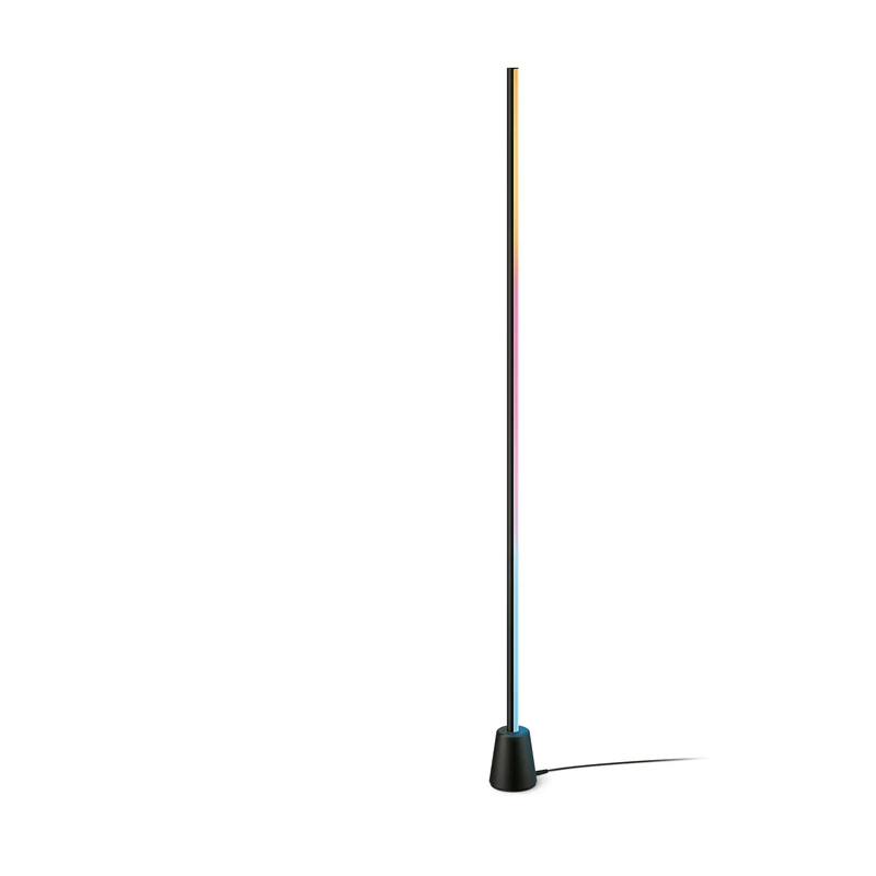 Philips Smart Lighting Gradient Floor Light, RGBIC LED, Multicolor Effects, Sync with TV and Music, Immersive Light, Easy Setup, Connected by WiZ, Works with Alexa, Google Home, Apple Home