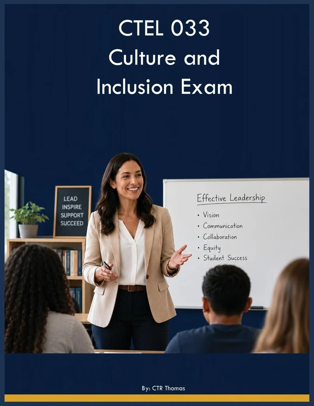 CTEL 033 Culture and Inclusion Exam - Image 1