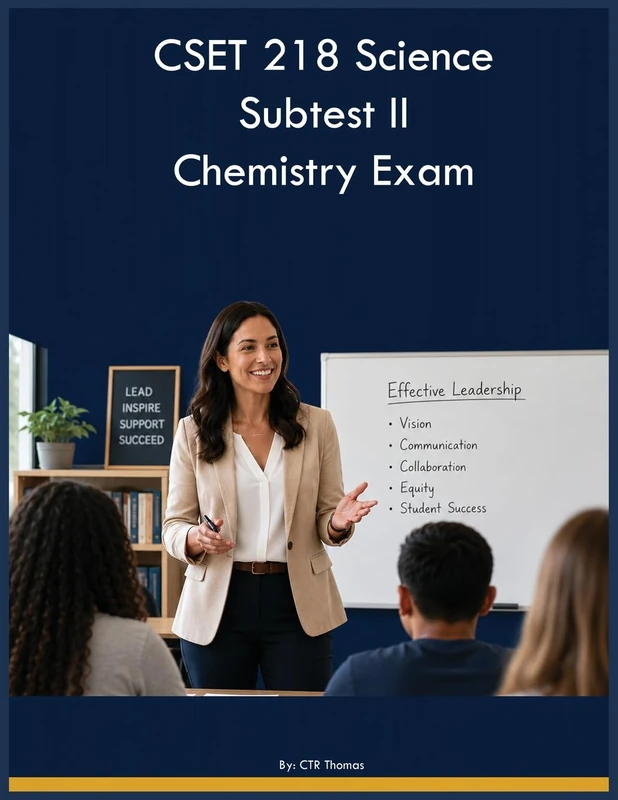 CSET 218 Science Subtest II Chemistry Exam - Image 1