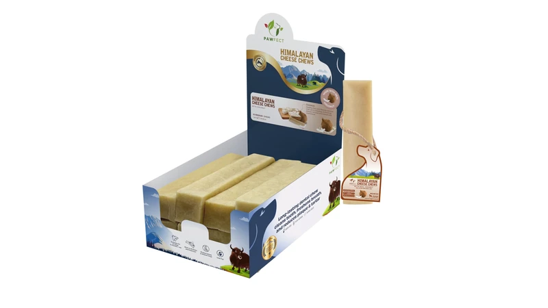 Pawfect Himalayan Yak Dog Chews with Real Coconut - All Natural - Plaque Off And Tartar Control - High Protein, Grain-free Dog Treats - Pack of 20 Chews for Medium Dogs (1300g/45.85oz)