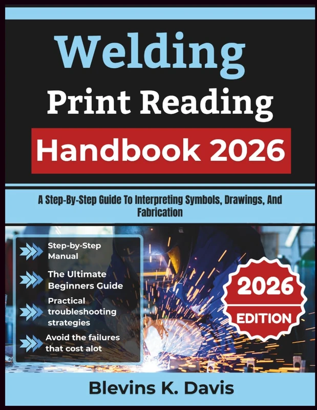 Welding Print Reading Handbook 2026: A Step-By-Step Guide To Interpreting Symbols, Drawings, And Fabrication