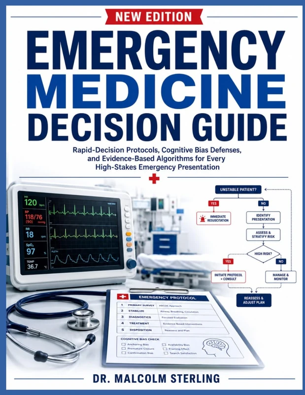 EMERGENCY MEDICINE DECISION GUIDE: Rapid-Decision Protocols, Cognitive Bias Defenses, and Evidence-Based Algorithms for Every High-Stakes Emergency Presentation - Image 1