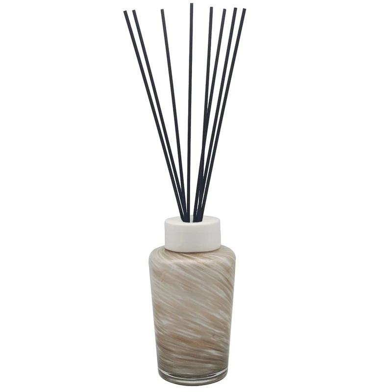 Lesser & Pavey Maison Parfum Artisan Glass 1L Diffuser White Tea 1000Ml Reed Diffuser For Home & Office | Long-Lasting Reed Diffuser For Fragrance & Air Freshener | Lovely Gift For Women & Men