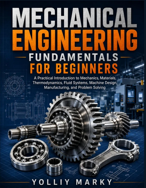 Mechanical Engineering Fundamentals for Beginners: A Practical Introduction to Mechanics, Materials, Thermodynamics, Fluid Systems, Machine Design, Manufacturing, and Problem Solving