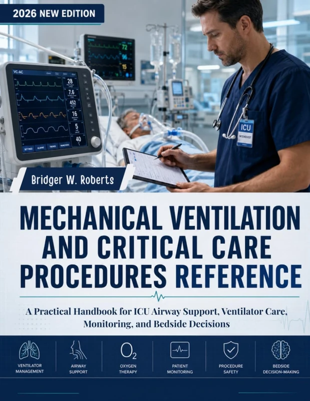 MECHANICAL VENTILATION AND CRITICAL CARE PROCEDURES REFERENCE: A Practical Handbook for ICU Airway Support, Ventilator Care, Monitoring, and Bedside Decisions - Image 1