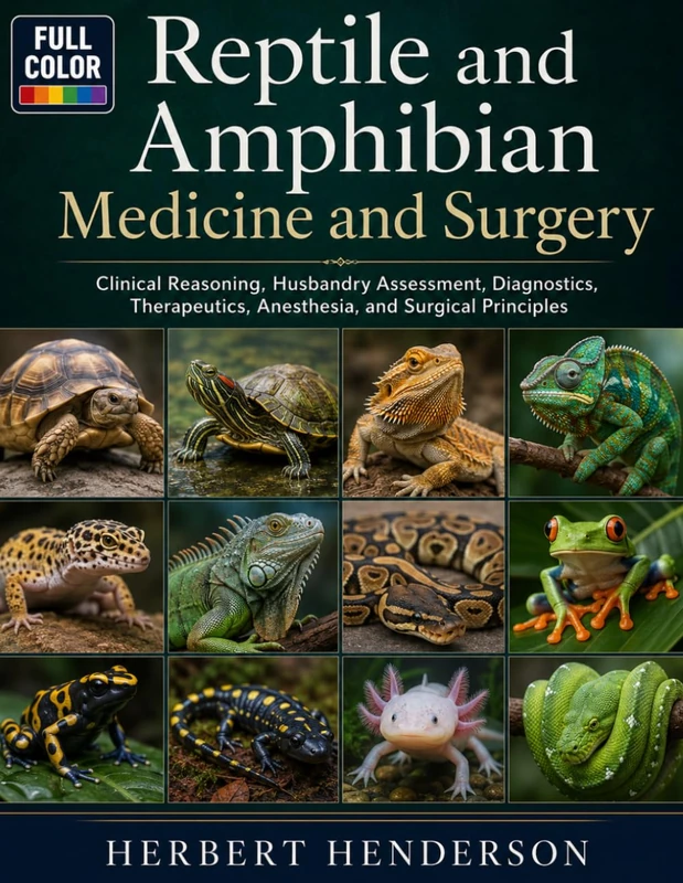Reptile and Amphibian Medicine and Surgery: Clinical Reasoning, Husbandry Assessment, Diagnostics, Therapeutics, Anesthesia, and Surgical Principles - Image 1