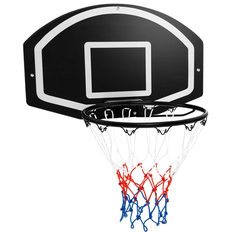 GYMAX Wall Mounted Basketball Hoop, 72 x 45.5cm Portable Backboard