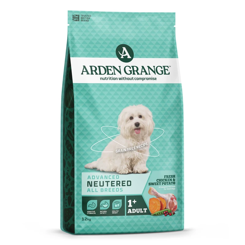 Arden Grange Advanced Neutered Fresh Chicken & Sweet Potato Dog Food 12kg