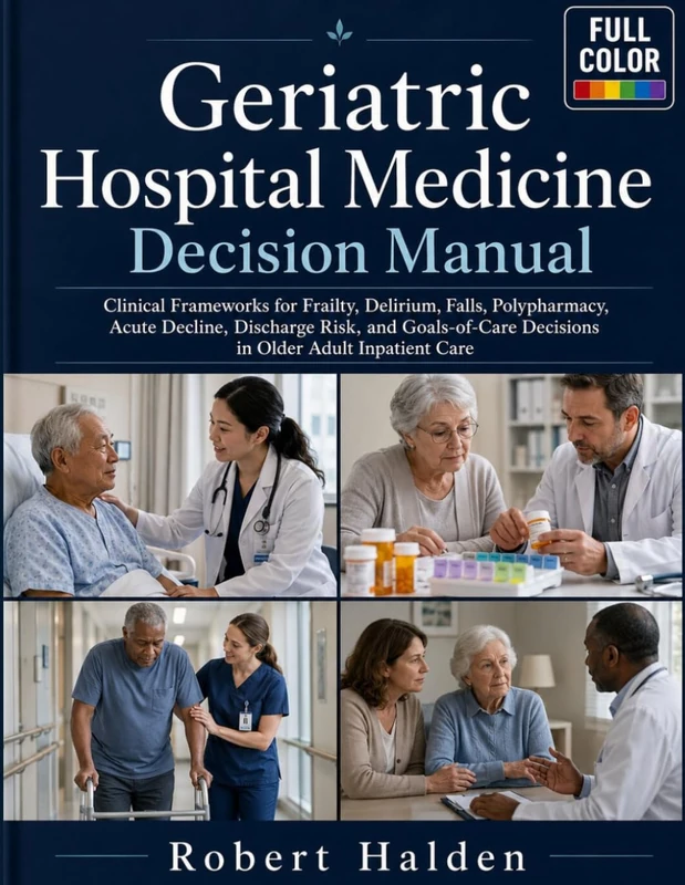 Geriatric Hospital Medicine Decision Manual: Clinical Frameworks for Frailty, Delirium, Falls, Polypharmacy, Acute Decline, Discharge Risk, and Goals-of-Care Decisions in Older Adult Inpatient Care - Image 1
