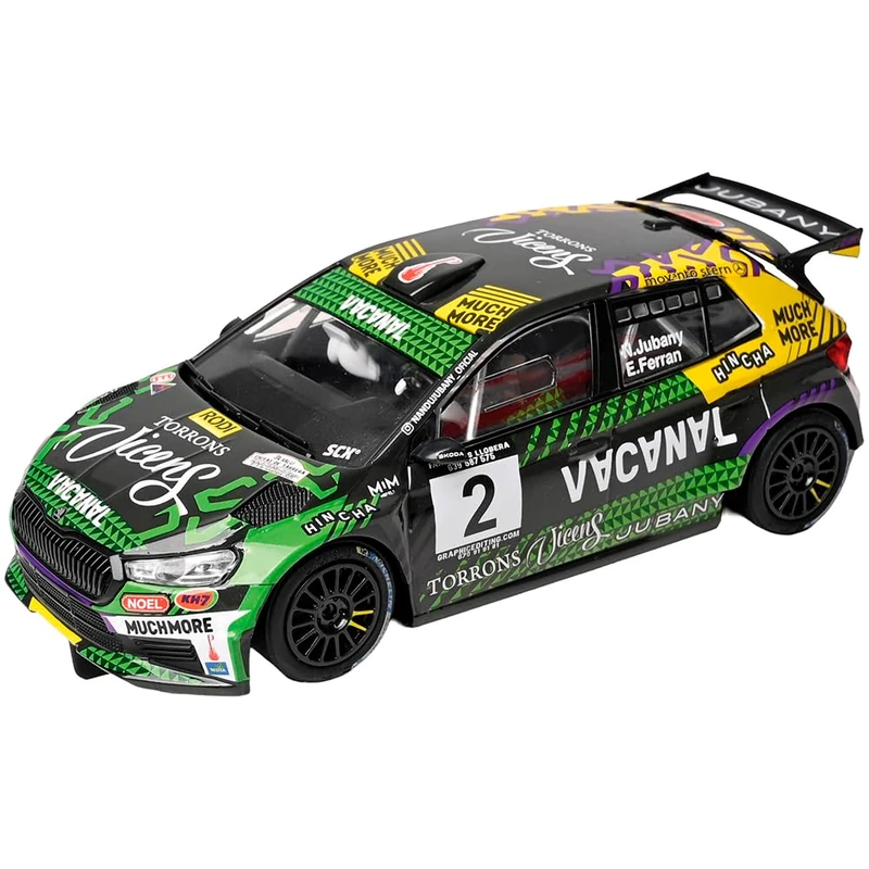 SCALEXTRIC - Classic Racing Vehicle - Slot Car - Scale 1:32 (Skoda Fabia RS Rally2 - Nandu Jubany)