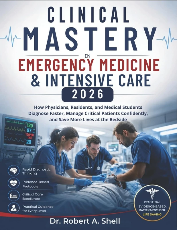 Clinical Mastery in Emergency Medicine & Intensive Care 2026: How Physicians, Residents, and Medical Students Diagnose Faster, Manage Critical Patients Confidently, and Save More Lives at the Bedside - Image 1