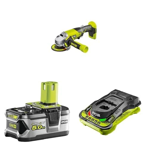 Ryobi R18AG-0 Angle Grinder + 5ah Battery & Charger