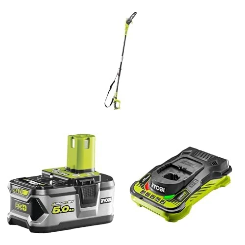 RYOBI OPP1820 Pole Pruner + 5ah Battery & Charger