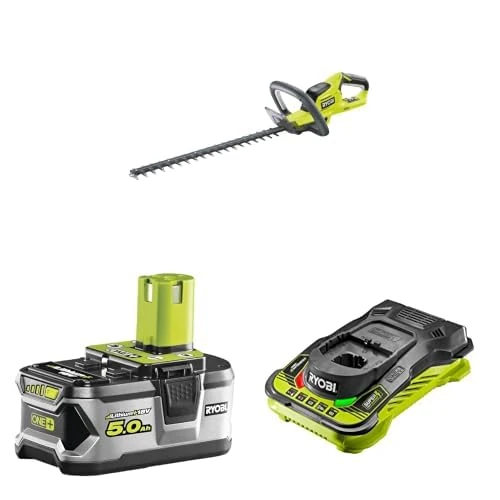 Ryobi OHT1845 45cm Hedge Trimmer + 5ah Battery & Charger