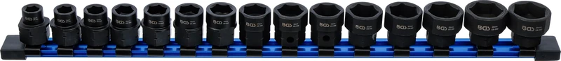 BGS 74700 | Impact Socket Set Hexagonal, Extra Flat