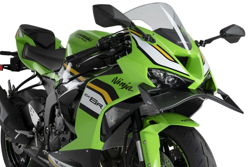 Puig 22660J Front Winglets GP aerodynamic design, Matte Black
