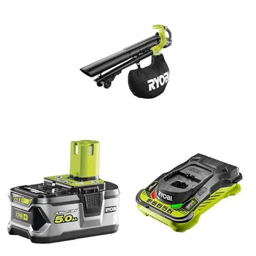 RYOBI OBV18 Brushless Blow-Vac + 5ah Battery & Charger