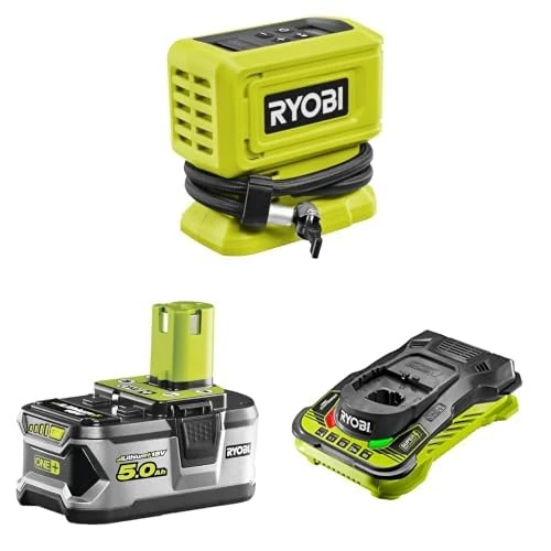 Ryobi RPI18-0 Pressure Inflator + 5ah Battery & Charger